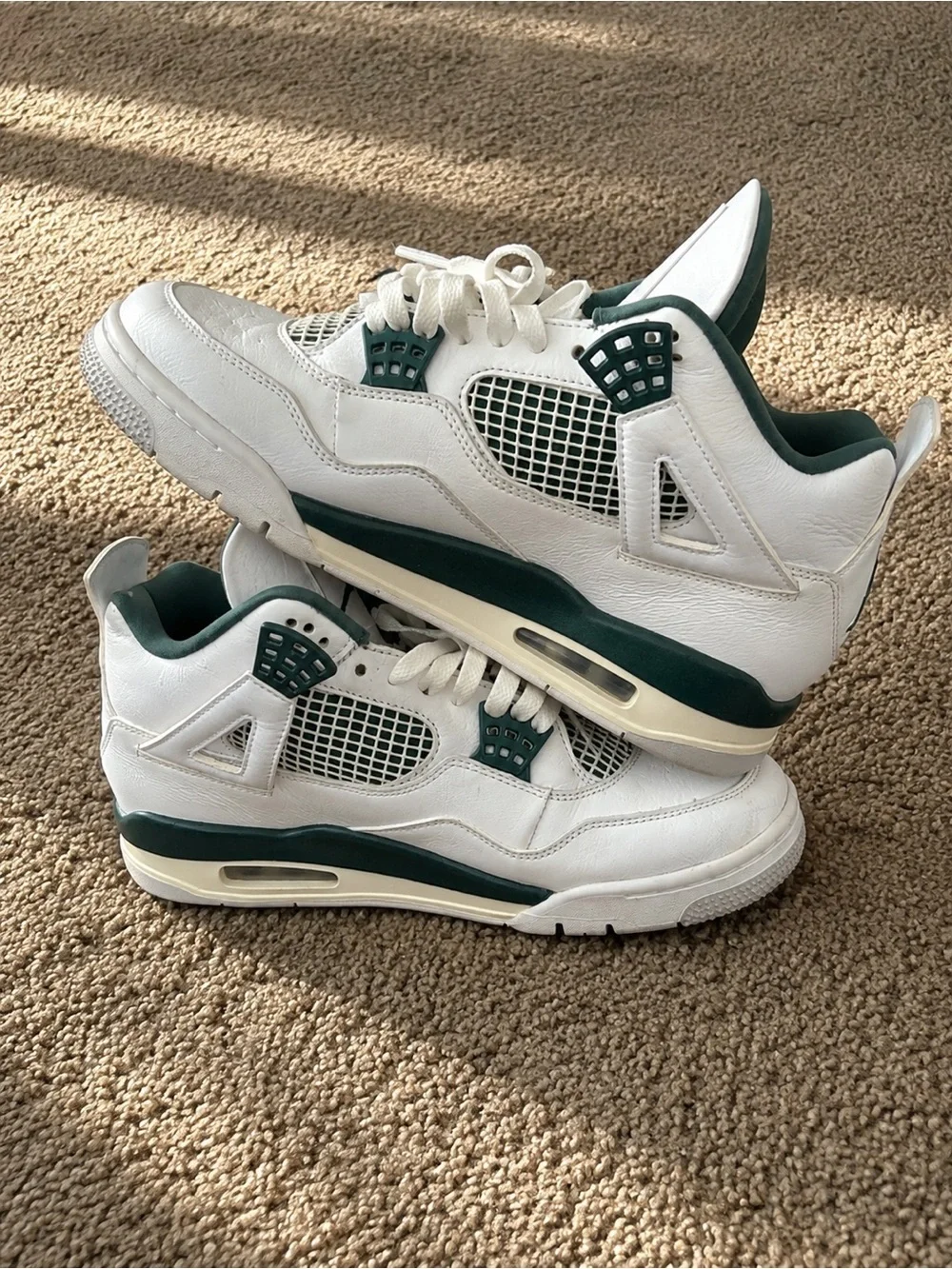 Air Jordan 4 Oxford green